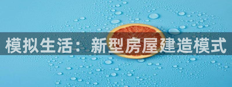 c7娱乐提现多久到账：模拟生活：新型房屋建造模式