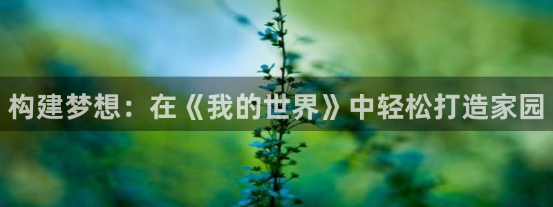 c7娱乐大厅有挂吗：构建梦想：在《我的世界》中轻松打造家园